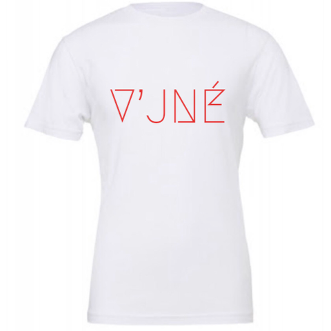 V'JNE Custom Casual Tee (White)